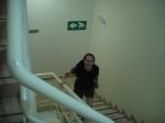 Sally stairclimbing