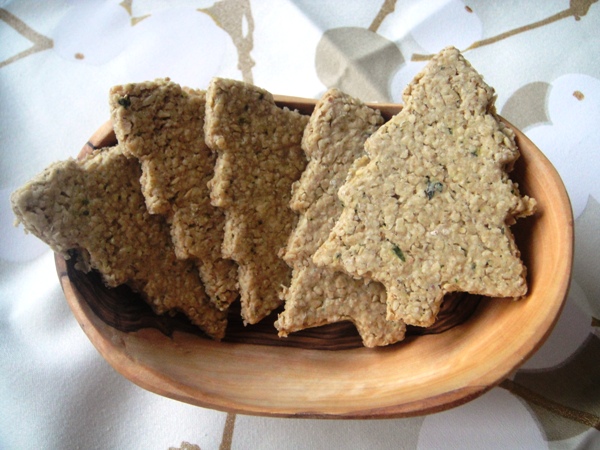 Thyme-scented oatcakes