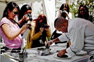 Food photography in action at Atlantis