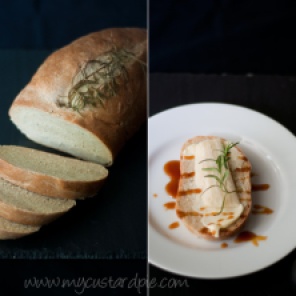 Rosemary bread with parmesan