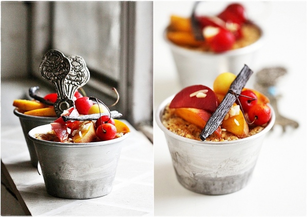 Stone fruit crumbles from Passionate about Baking