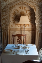 Painted dining room