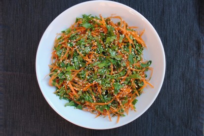 Carrot and coriander salad by Hungry, healthy, happy
