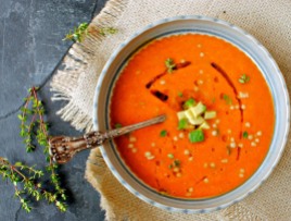 Intense tomato soup