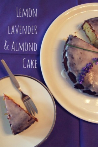 Lemon, lavender and almond cake on Family-friends-food