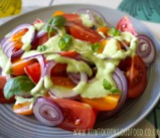 Tomatoes with Greek salad dressing by How to cook good food