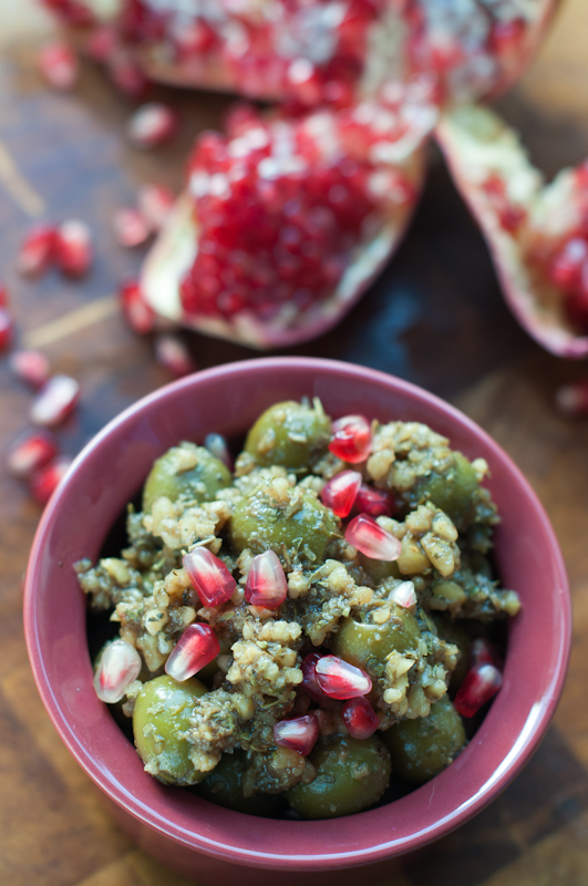 Iranian sweet and sour green olives -  mycustardpie.com