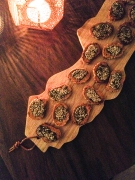Zaatar topped nibbles